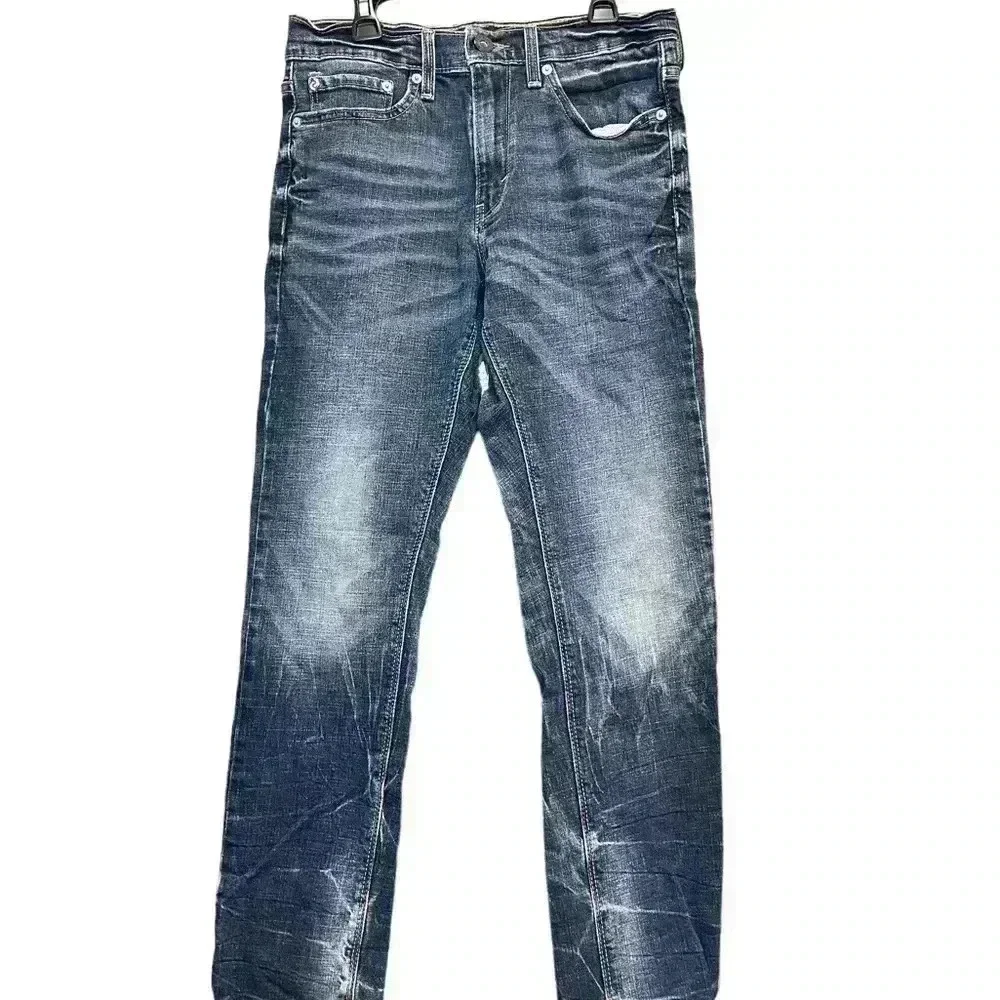 DENIZEN from Levi's 208 Faded Blue Regular Fit Tapered Leg Denim Jeans